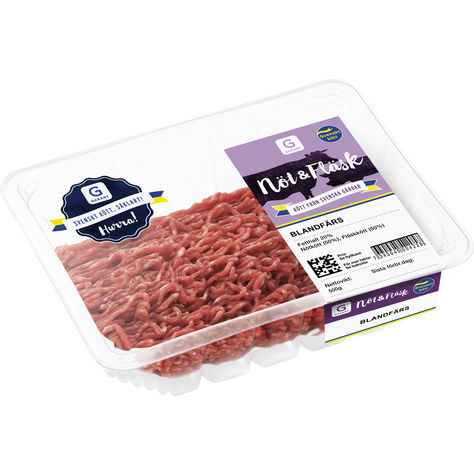 Blandfärs 20% Sverige