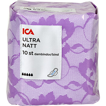 Ultra Natt Binda 10-p ICA