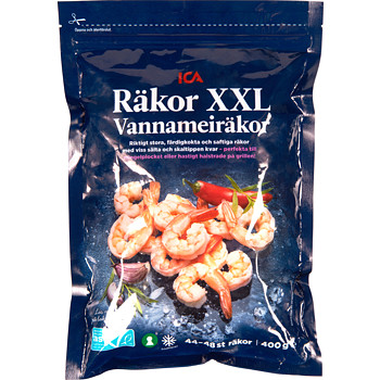 Vannameiräkor XXL 400g ICA