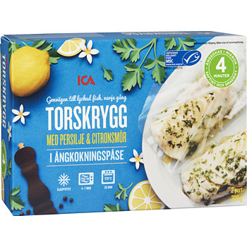 Torsk Persilje & citronsmör Fryst 2-p 300g ICA