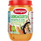 Grönsaker och Kycklinggryta 8M 190g Semper