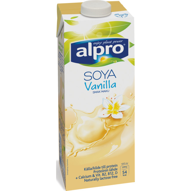 Soya Dryck Vanilla Smak Glutenfri & Laktosfri
