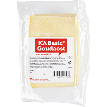 Gouda mild 29% ca 850g ICA Basic