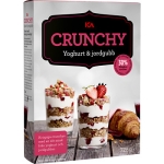 Flingor Crunchy Yoghurt & jordgubb Mindre socker 725g ICA
