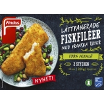 Fiskfiléer Panerad Med Franska Örter Fryst 2-P  