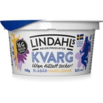 Kvarg Blåbär- Vaniljsmak Utan Tillsatt Socker