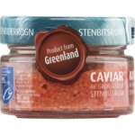 Röd Caviar Av Grönländsk Stenbitsrom