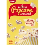 Popcorn Micropop Smör 3-Pack Coop