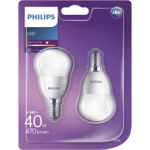 Ledlampa Klot 40W 2-Pack Philips