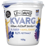 Kvarg Blåbär & Vanilj  S