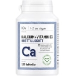 Kosttillskott Kalcium + Vitamin D3 120-P 