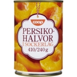 Persikohalvor I Sockerlag