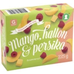 Mango Hallon Persika Fryst