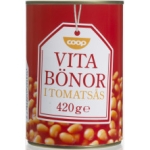 Vita Bönor I Tomatsås
