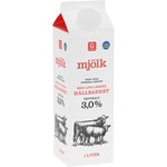Mjölk Längre Hållbarhet Fetthalt 3,0%