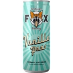 Fox Vanilla Pear Läsk Burk