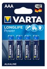 VARTA Batteri AAA Longlife Power 4 st
