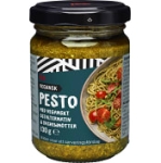 Pesto Basilika Med Vegansk Ost  