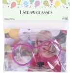 Sugrör Glasögon 1-P