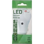 LED-Lampa Normal Sensor 9,5W E27 806lm ICA Home