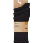 Strumpa Eko Svart Stl 36-38 3-P