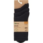 Strumpa Eko Svart Stl 39-41 3-P