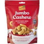 Cashewnötter Jumbo Rostade Exotic Snacks