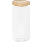 Glasburk Med Bambulock 19Cm