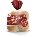 Hamburgerbröd Ljusa