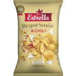 Chips Brynt smör & chili 275g Estrella
