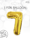 Folieballong Guld 7 100Cm