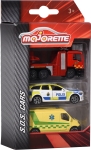 Leksaksbilar Sos Fordon 3-Pack