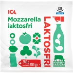 Mozzarella laktosfri 100g ICA