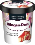 Glass Strawberry Cheesecake, Fryst