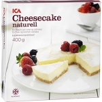 Cheesecake Naturell Fryst 400g ICA