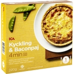 Kyckling & Baconpaj Fryst