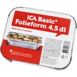 Med lock Aluminiumform 4,5dl 8-p ICA Basic