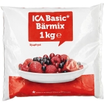 Bärmix Fryst 1kg ICA Basic