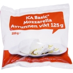 Mozzarella 125g ICA Basic