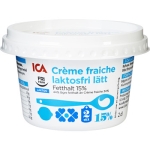 Crème fraiche Laktosfri Lätt 15% 2dl ICA