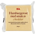 Hamburgerost Cheddarsmak  