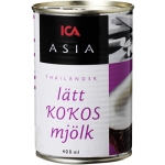 Kokosmjölk Lätt 400ml ICA Asia
