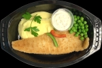 Panerad Fiskfilé Med Potatismos & Remouladsås