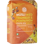 Müsli Tranbär & Pumpafrön