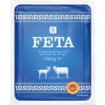 Feta Grekisk Fetaost Från Får Och Get