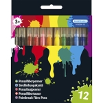 Fiberpennor Pensel 12-P 