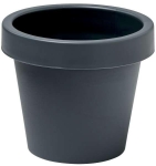 Plastkruka 40Cm Grå