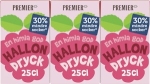Hallondryck Mindre Socker 3X25cl