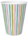 Pappersmugg Stripes Mult 24Cl 10-P 