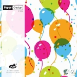 Servett Splash Balloon 3-Lags 33X33cm 20-P 